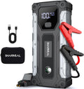 Sharmeal Arrancador de coche 7000A, paquete de batería de arranque...