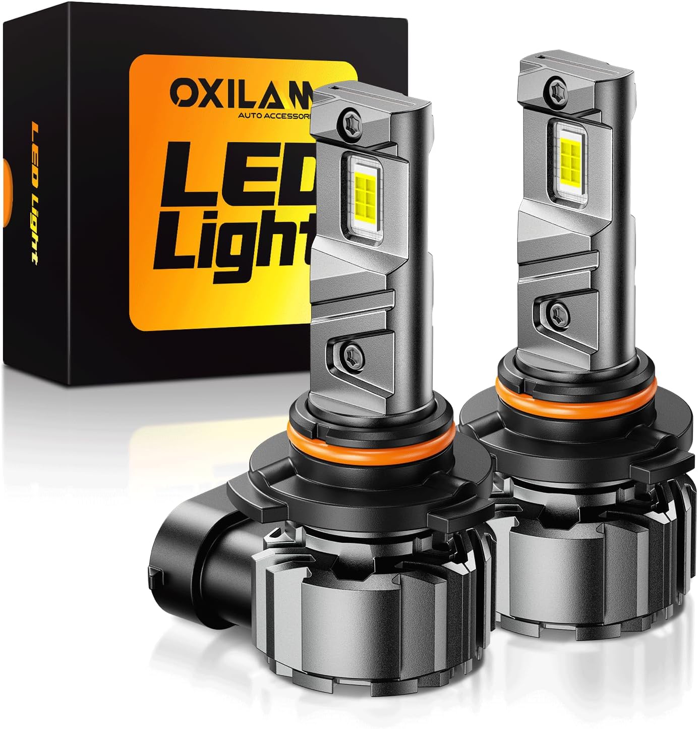 OXILAM Bombilla LED 9005\/HB3, 12 veces más brillante, 6500 K, blan...
