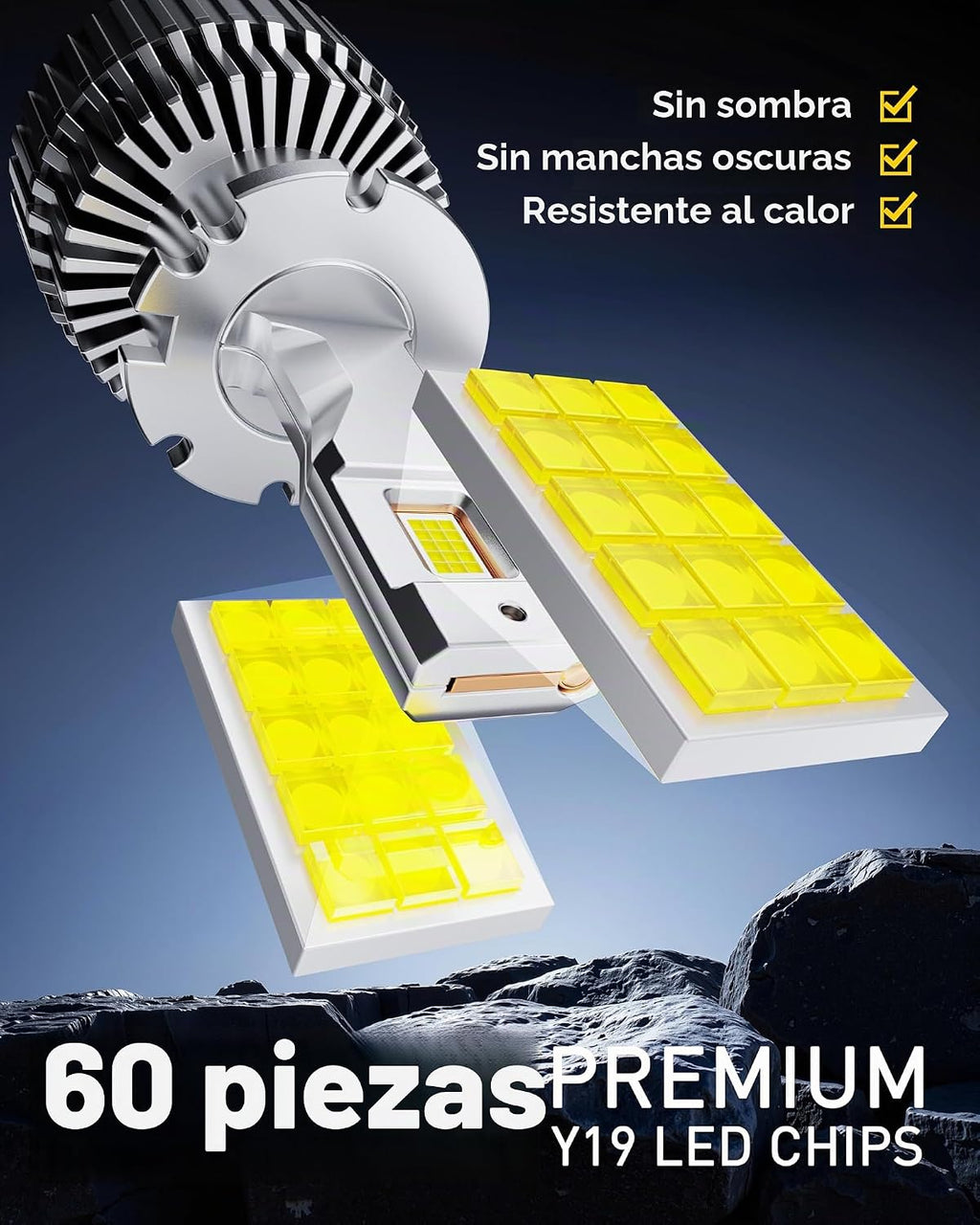 AUXITO Bombillas D4S D4R, 50000LM 6500K blanco frío, listo para con...