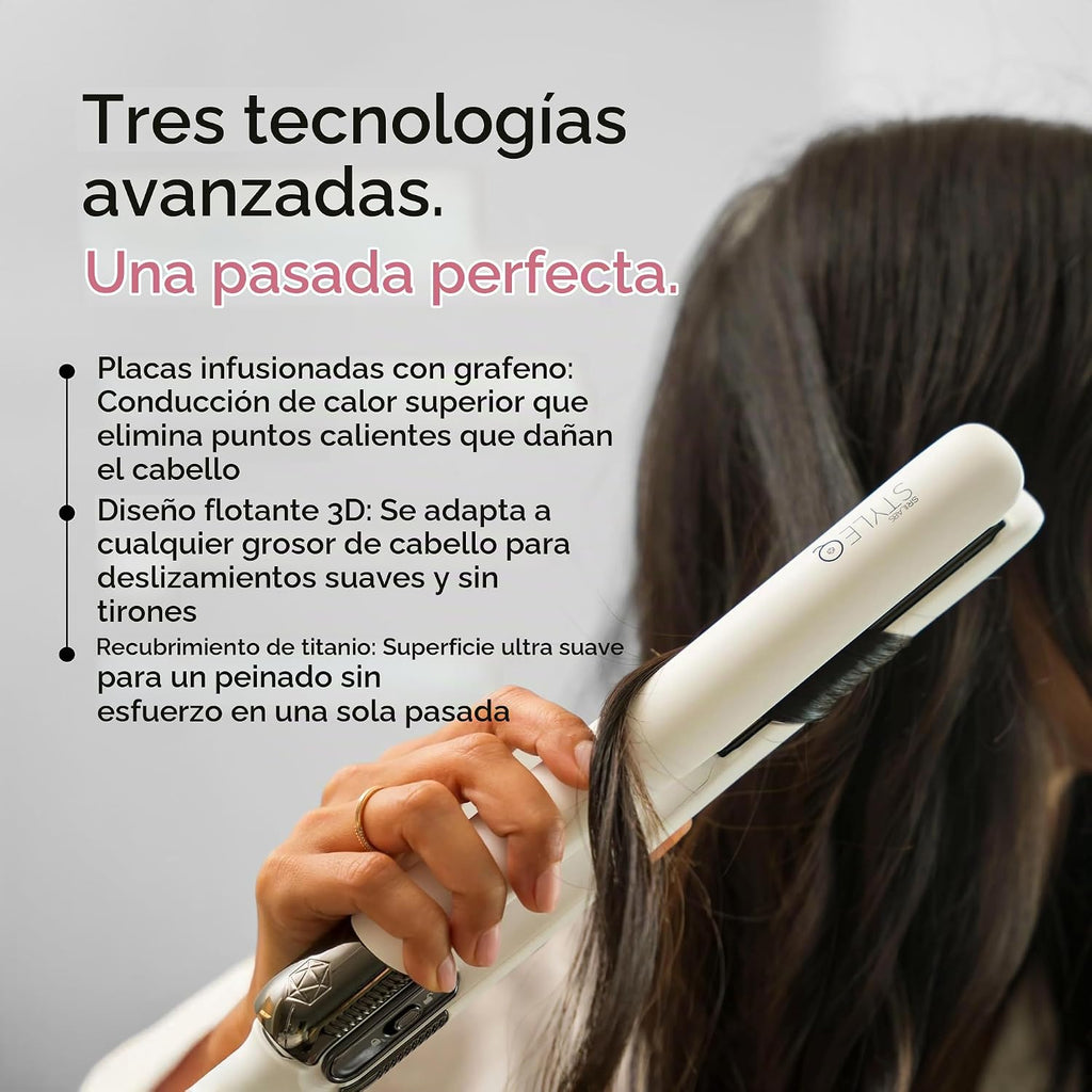 SRILabs StyleQ Plancha plana alisadora de cabello Styler - Tecnolog...