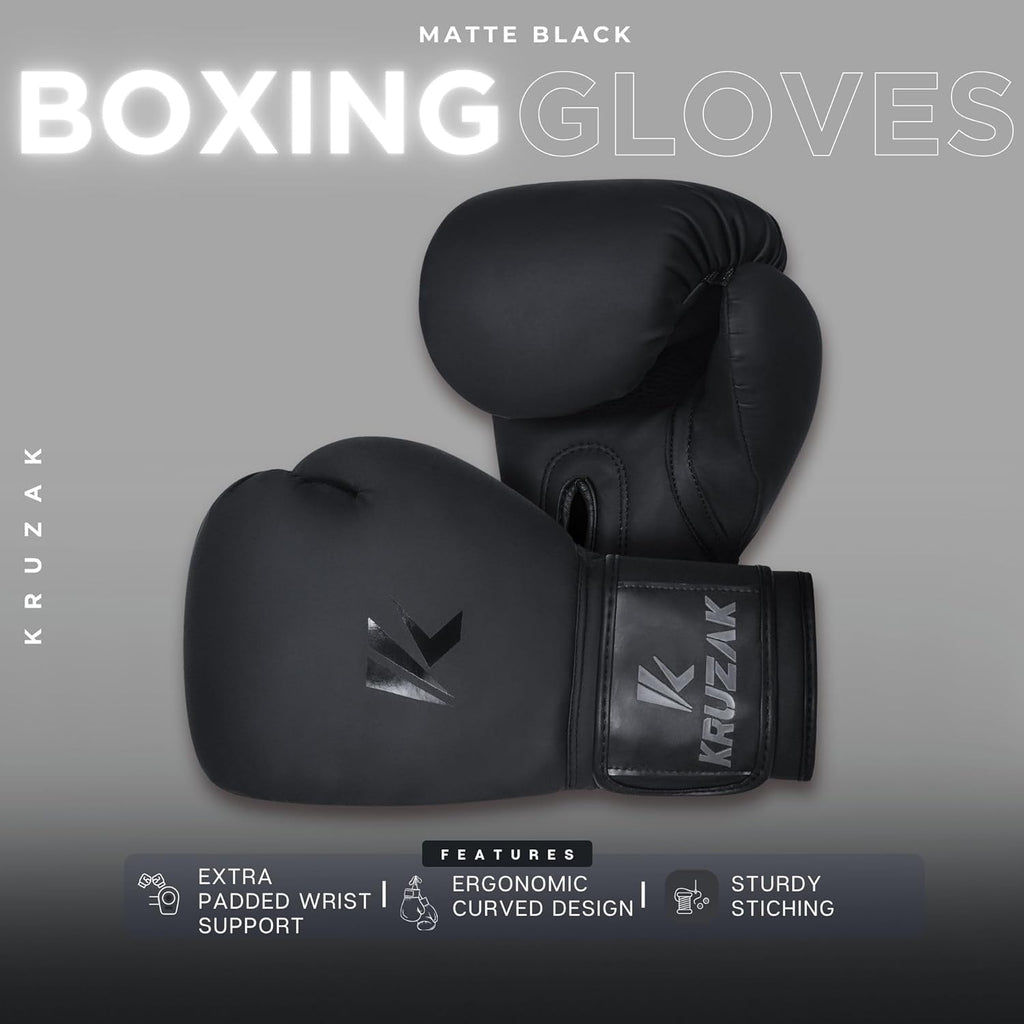 KRUZAK - Guantes de boxeo para hombres y mujeres, ideales para kick...