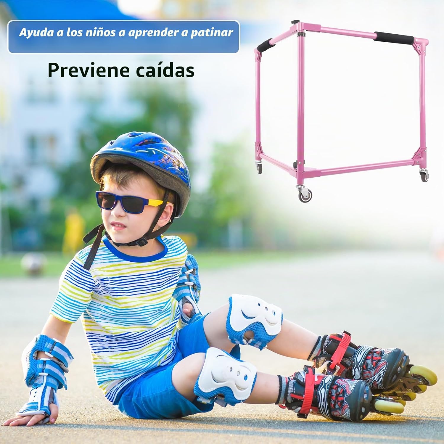 GanFindX Ayuda Plegable para Patinadores para Niños Patinaje sobre...