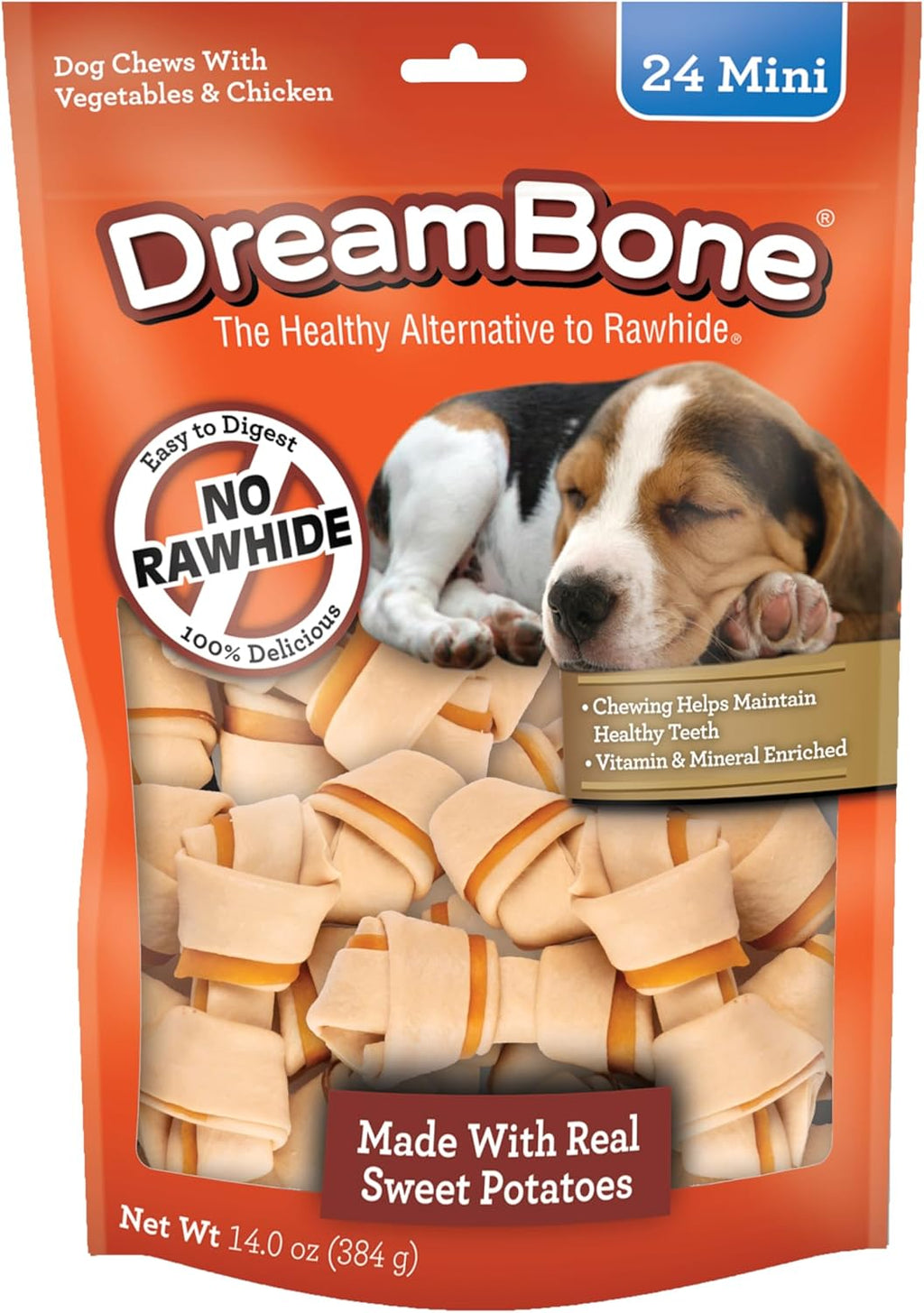 DreamBone - Masticador para perros, de batata (24 unidades\/paquete...