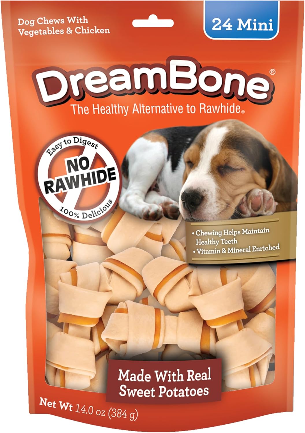 DreamBone - Masticador para perros, de batata (24 unidades\/paquete...