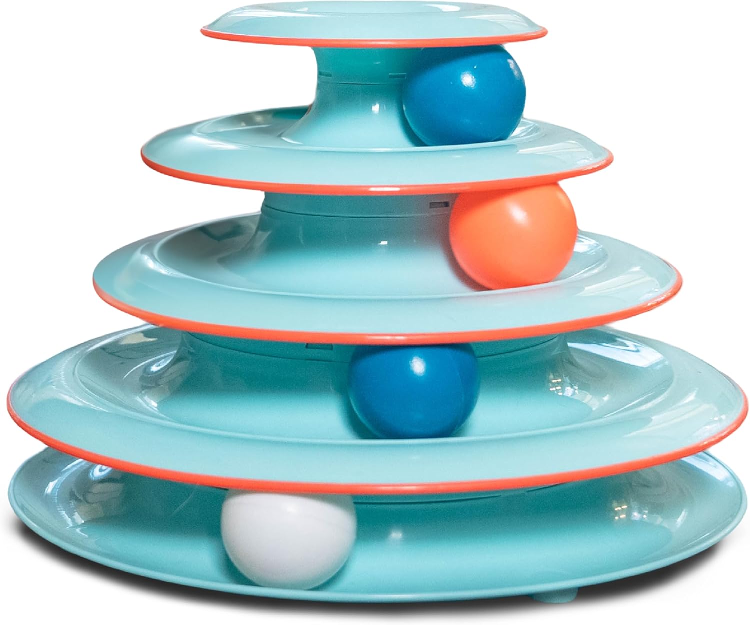 Petstages - Juguete interactivo para gatos Chase Meowtain de 4 niveles