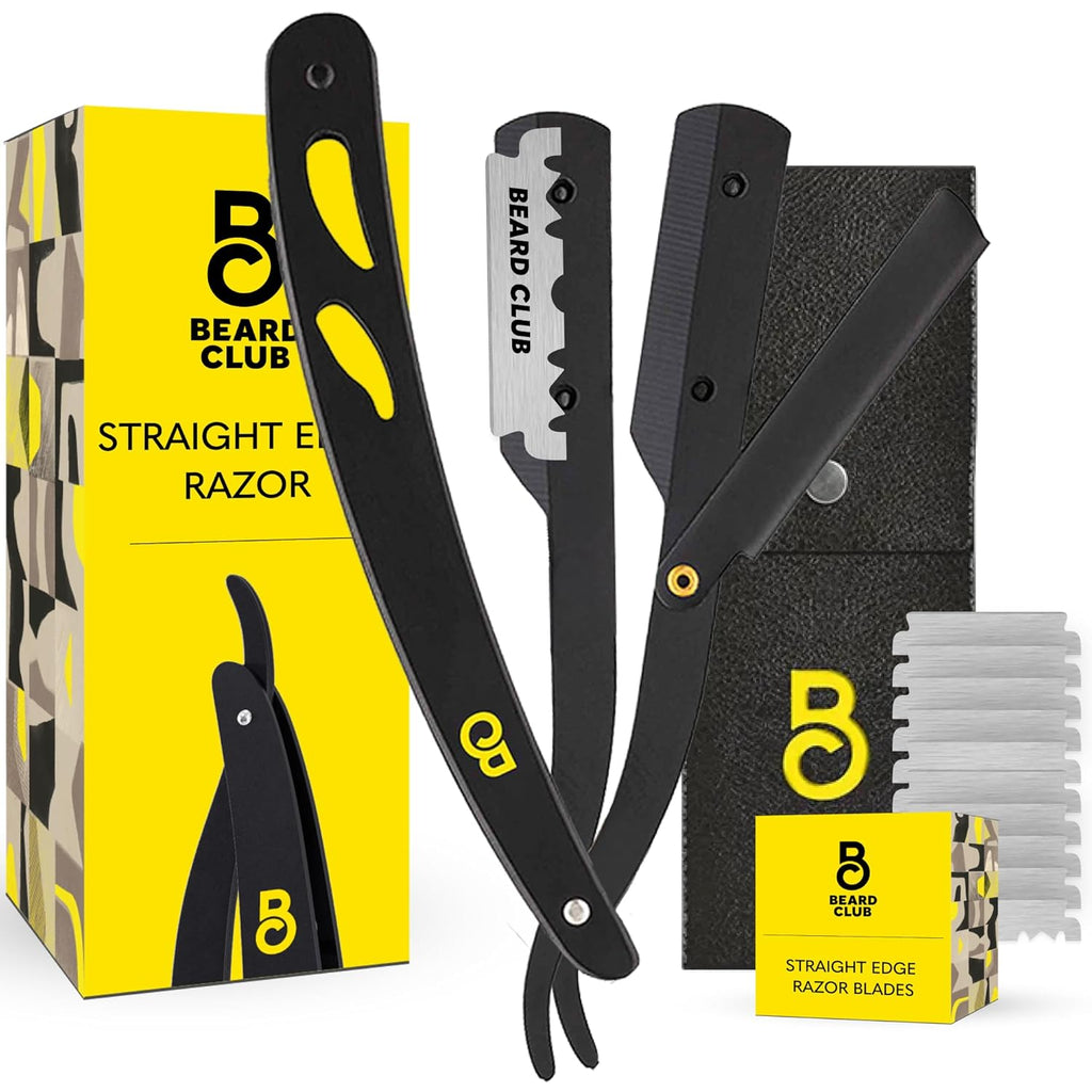 The Beard Club Navaja recta para hombres - Navajas para barbero - K...