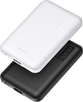 Miady - Paquete de 2 cargadores portátiles pequeños de 5000 mAh, ba...