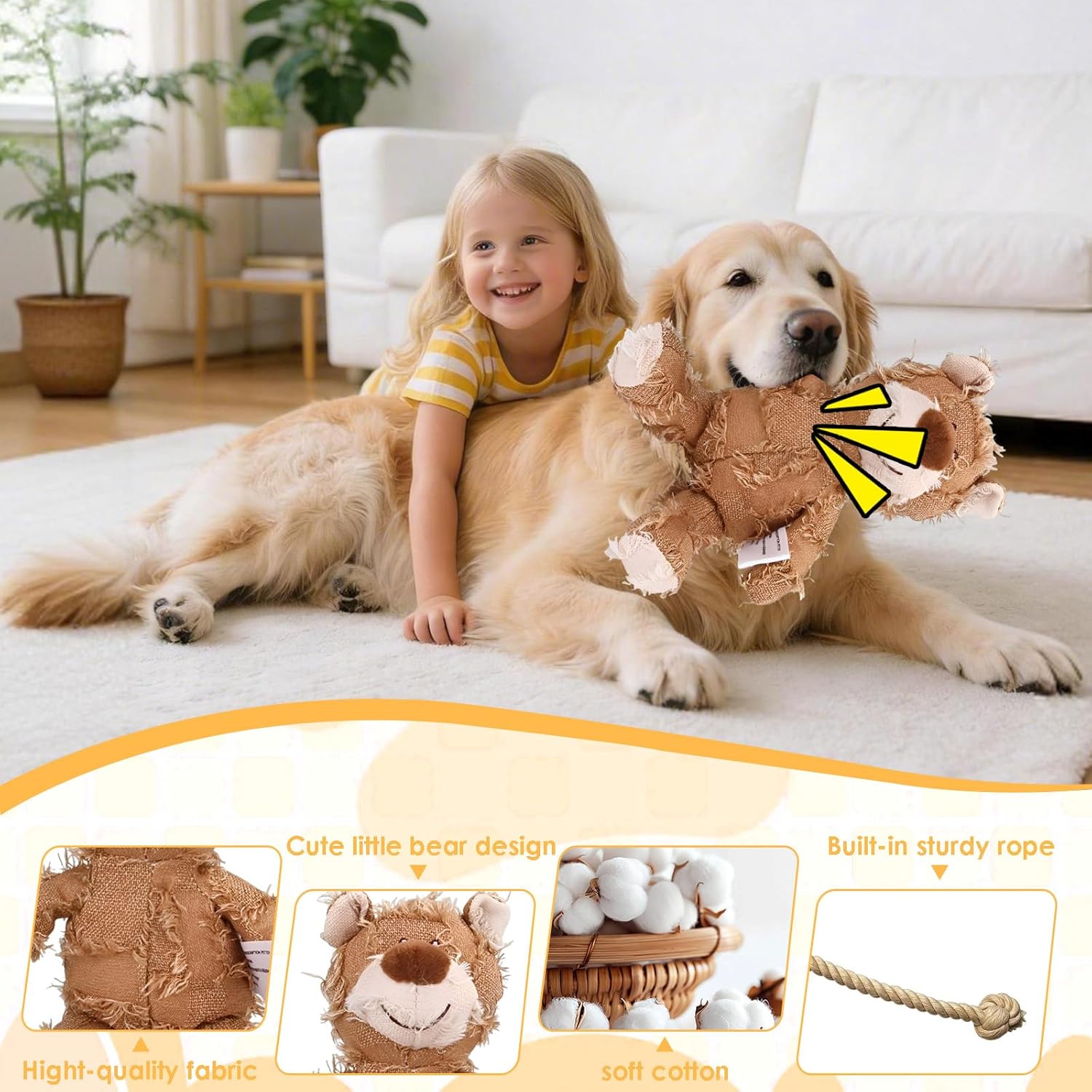 MAXBECK Compañero de perro para masticadores pesados - Juguete inde...