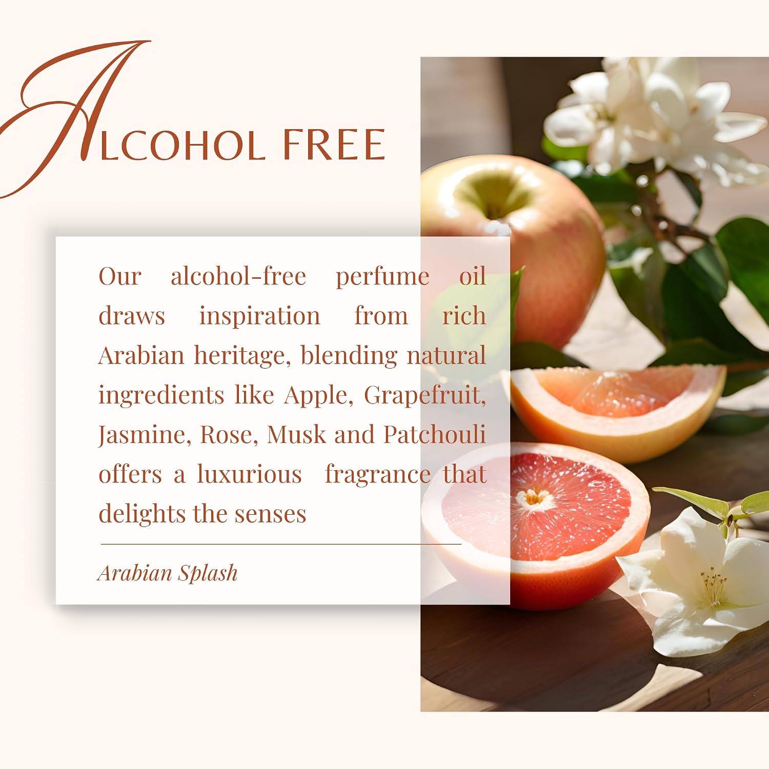 ARABIAN PERFUMES &amp; OILS ARABIAN SPLASH - Aceite de perfume sin...