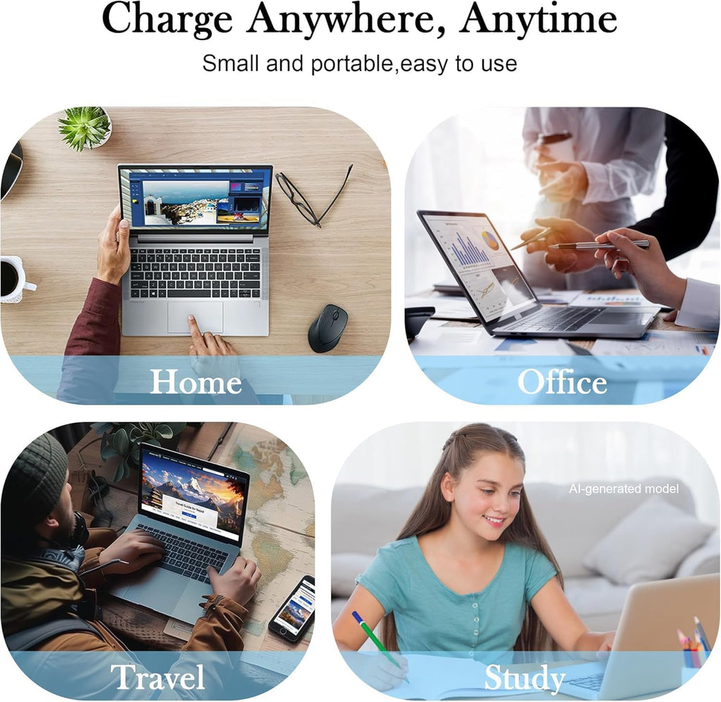 Cargador USB C de 65 W para laptop compatible con Lenovo ThinkPad X...