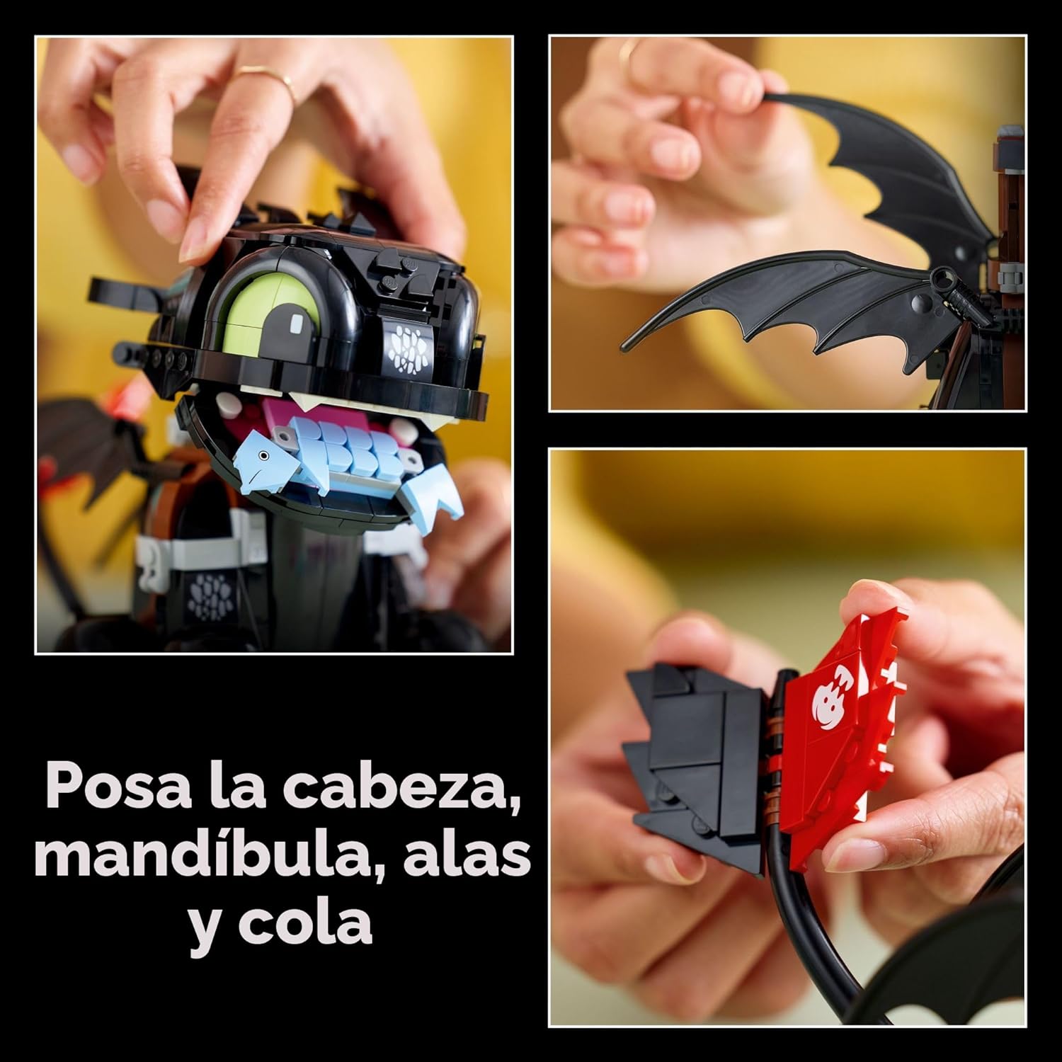 LEGO Icons Cómo entrenar a tu dragón: Set de construcción de Sin Di...