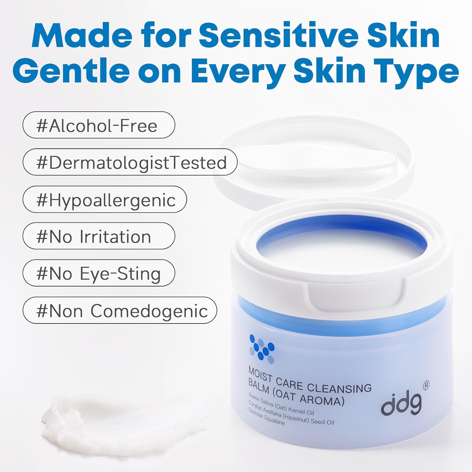 ddg Bálsamo limpiador removedor de maquillaje para pieles sensibles...