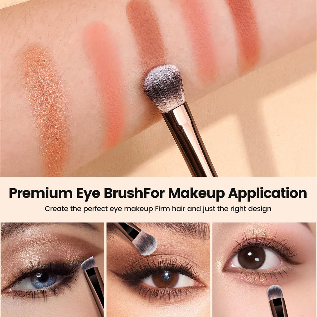 MAANGE Juego de 7 pinceles de maquillaje con bolsa, brochas de maqu...