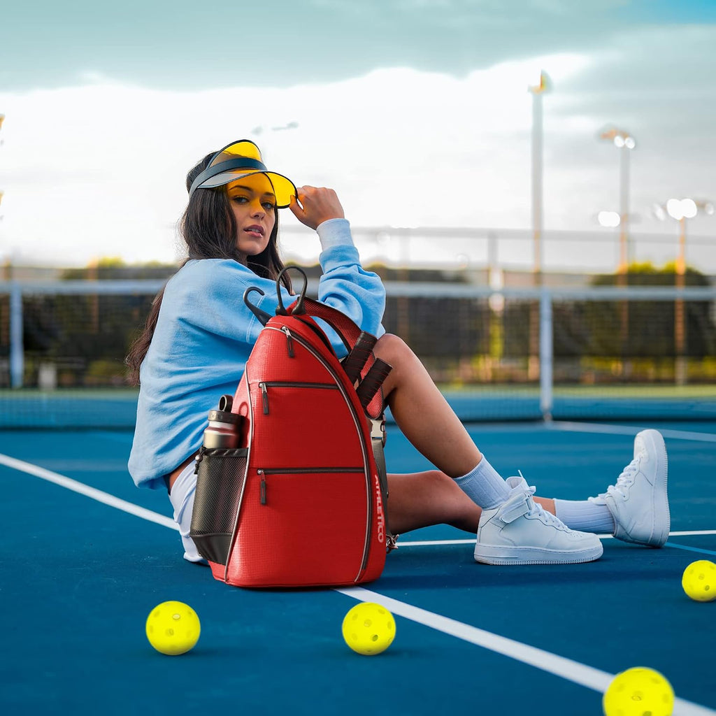 Bolsa de Hombro Athletico - Mochila Cruzada para Pickleball, Tenis,...