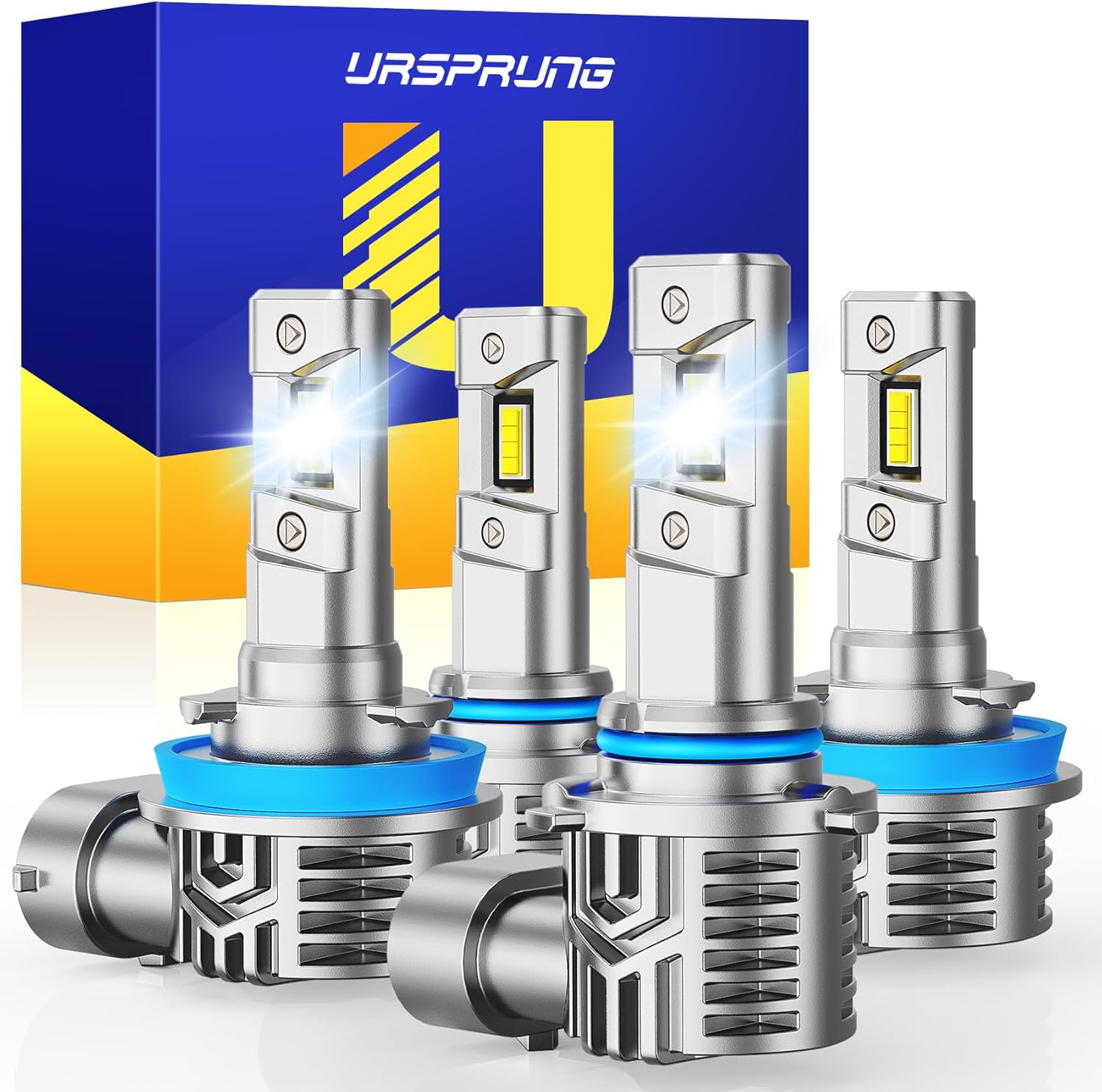 Ursprung Bombillas LED H11\/H8\/H9 9005\/HB3, 120 W, 15 veces más b...
