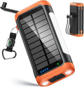 DJKK Banco de Energía Solar Portátil: Cargador de 66800mAh con Mani...