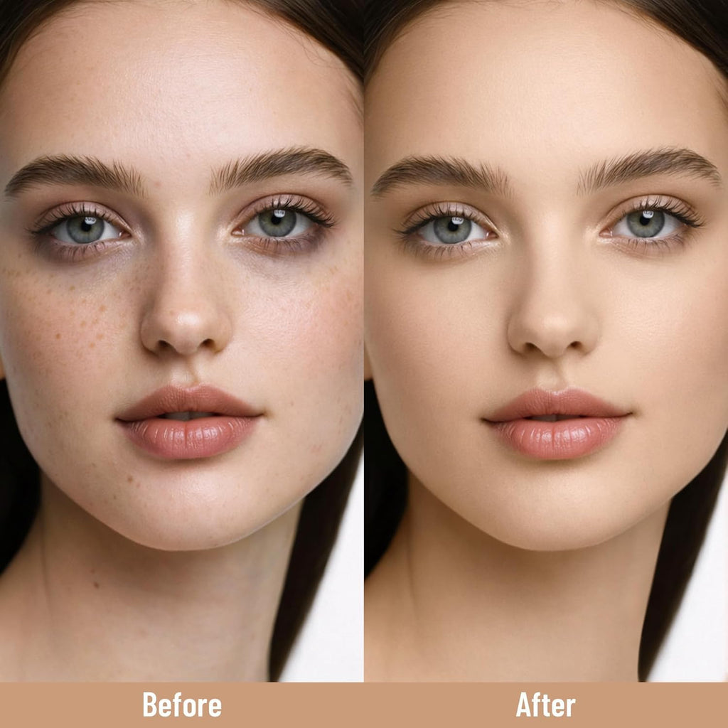 UCANBE Base líquida y corrector 2 en 1, juego de maquillaje de base...
