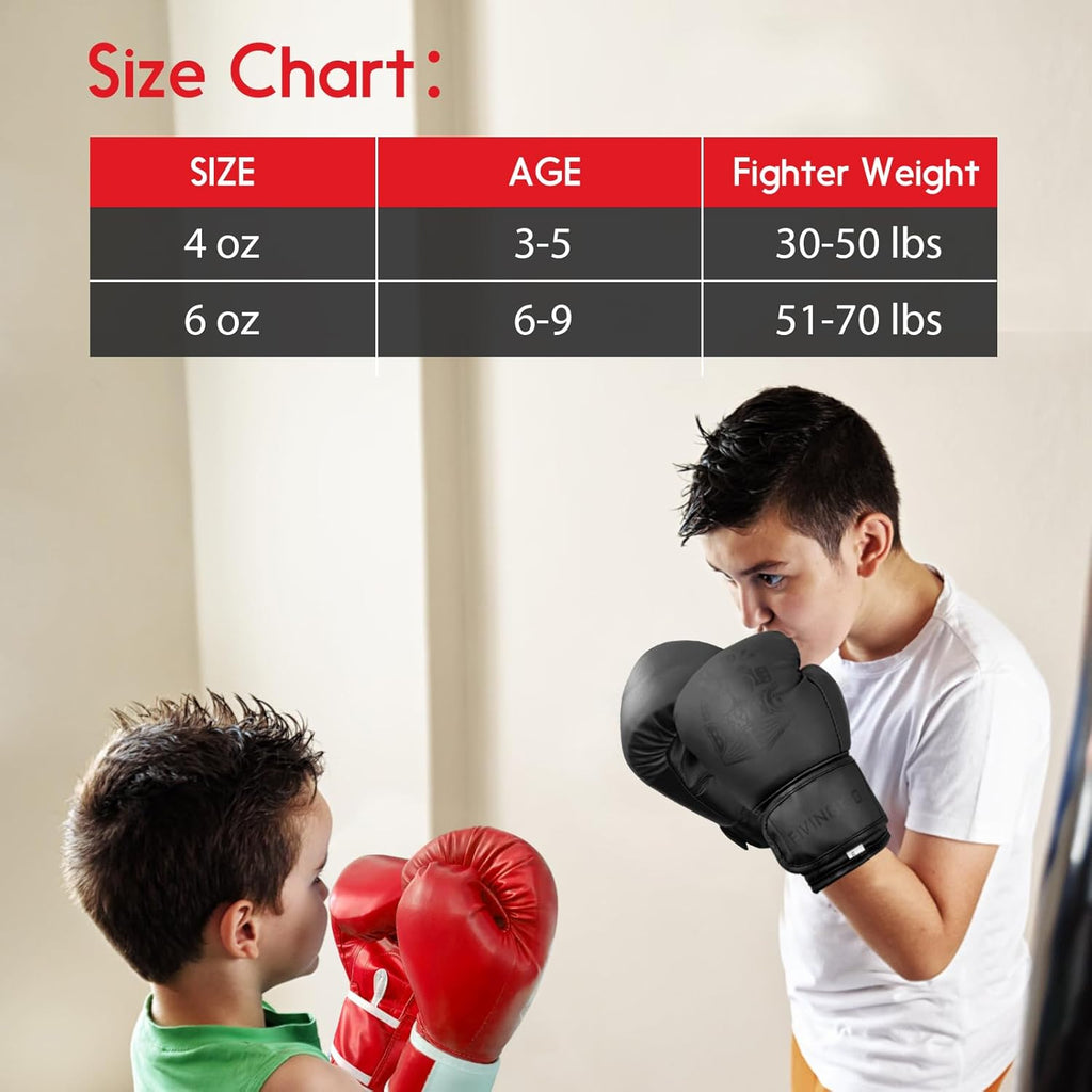 Guantes de boxeo para niños y niñas, guantes de entrenamiento de bo...