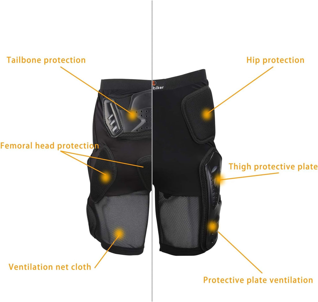 Almohadillas 3D para glúteos, pantalones cortos acolchados de prote...