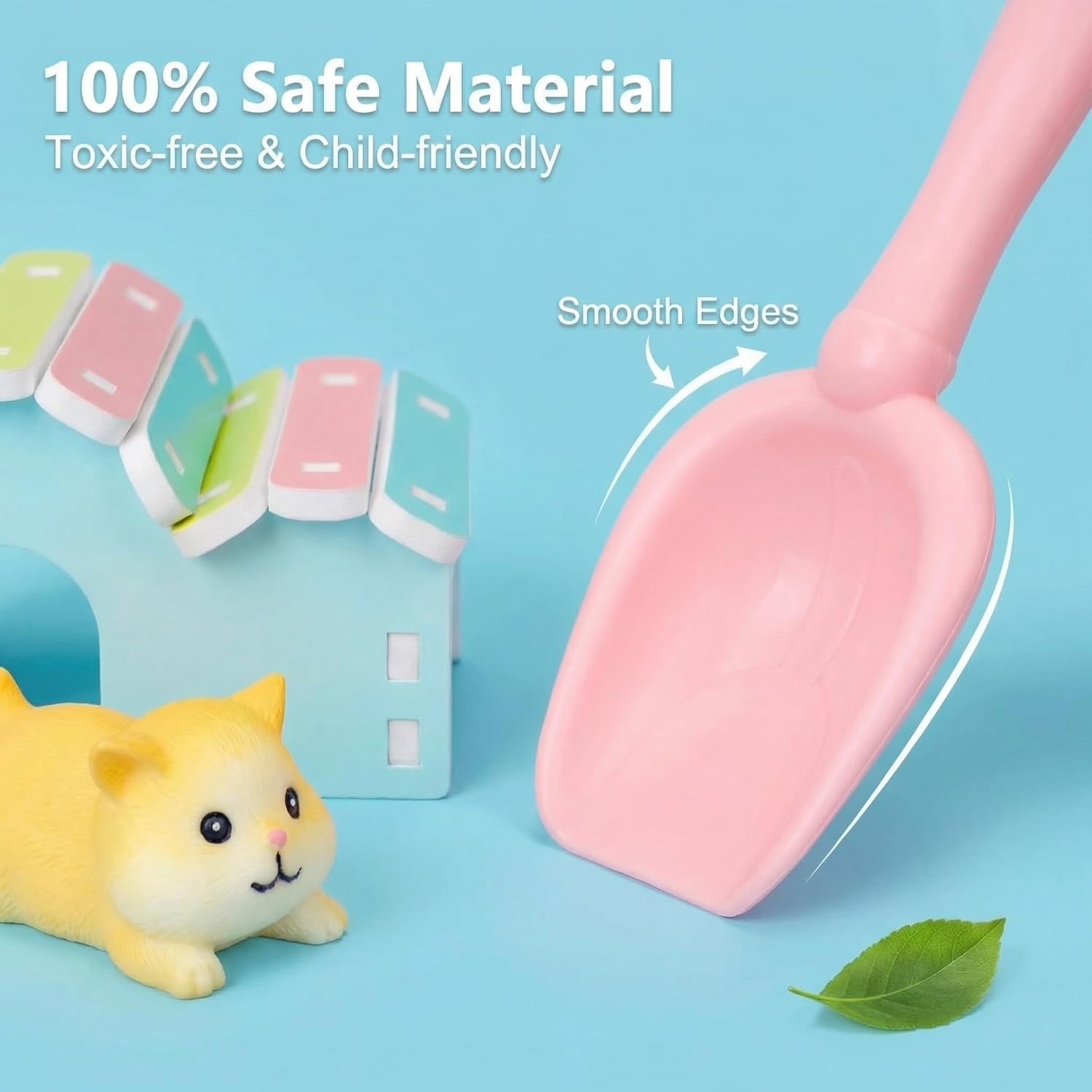 Carolart Cubo sensorial para mascotas, hábitat de hámster y conejo,...
