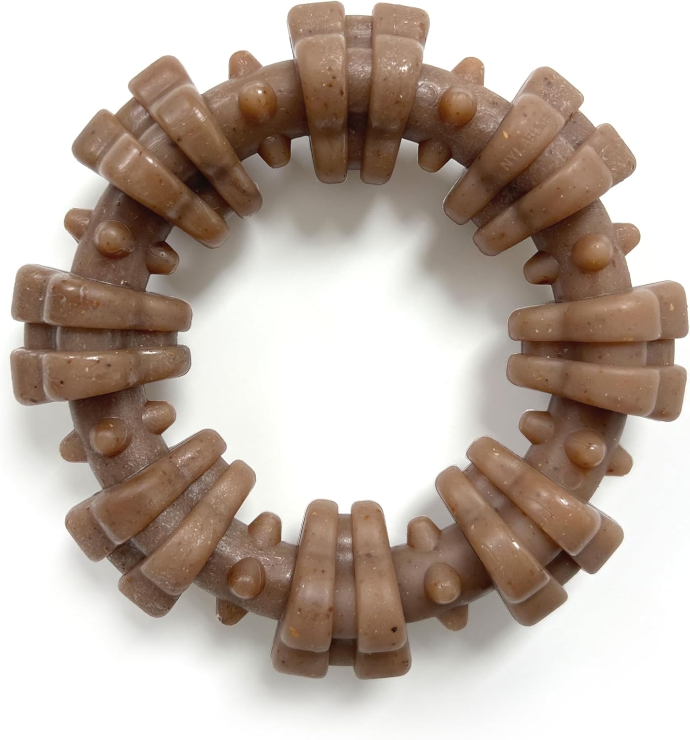 Nylabone Juguete masticable fuerte con anillo texturizado para perr...