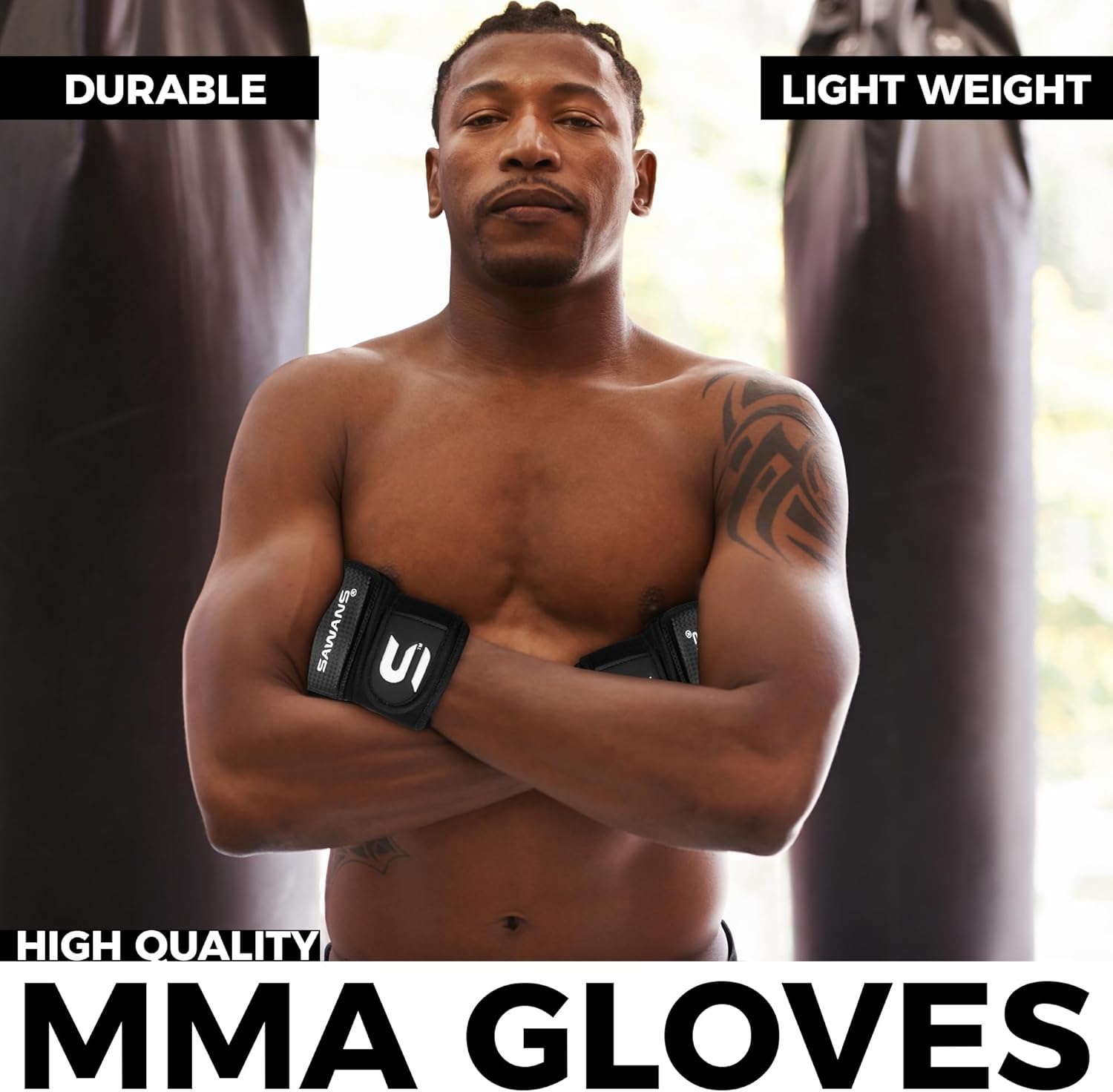 SAWANS Guantes de karate, guantes de boxeo, artes marciales, combat...