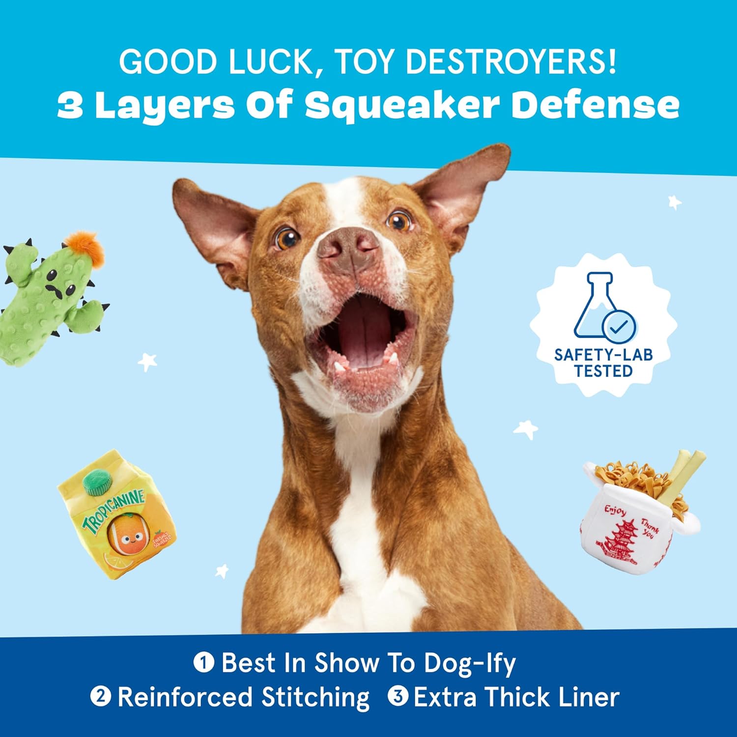 Barkbox Juguetes para perros \u2013 Donuts de peluche de Barker\u20...