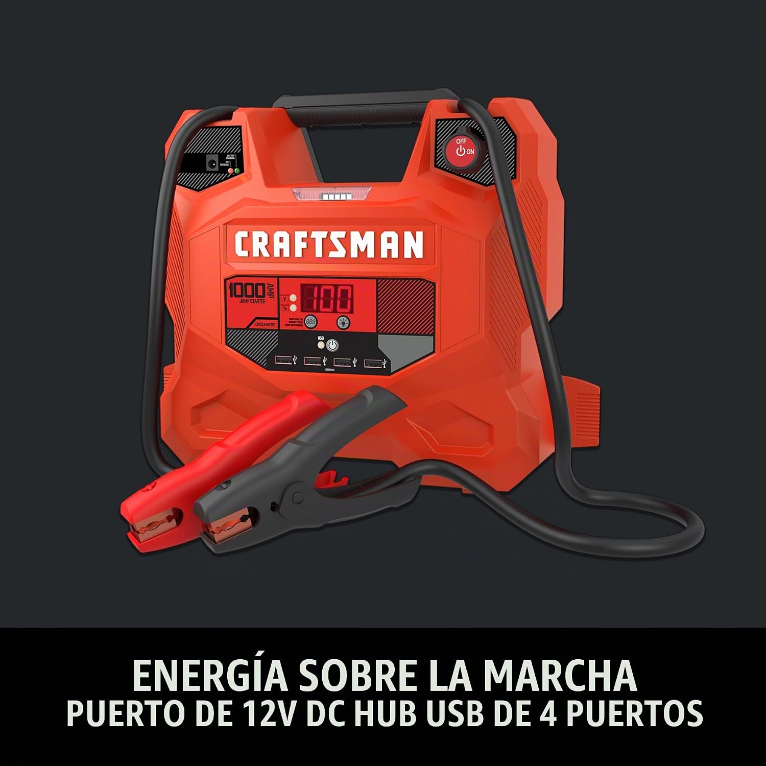 CRAFTSMAN Arrancador de batería de automóvil de 1000A y estación de...