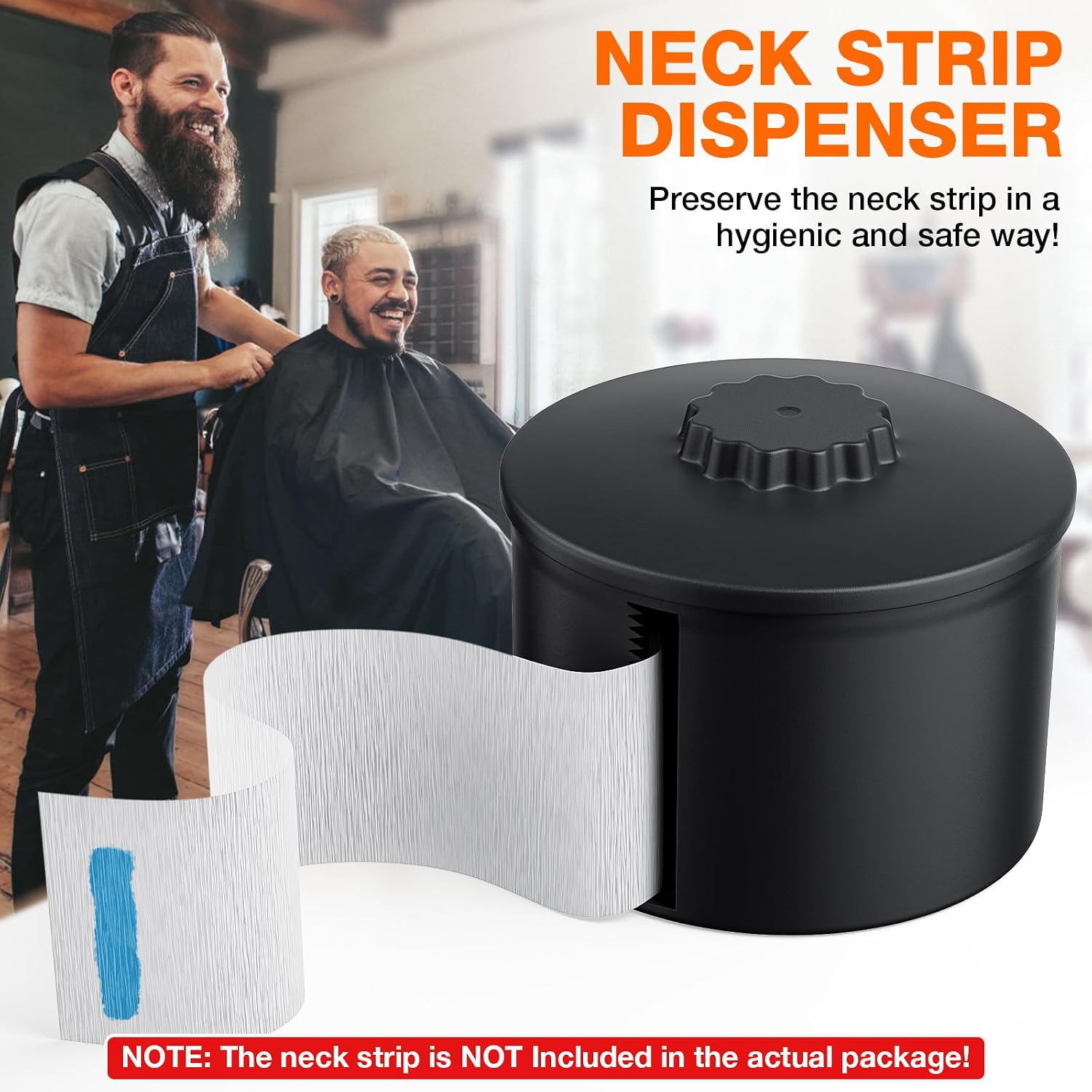 Dispensador de Tiras para Cuello, Dispensador Negro para Tiras de B...