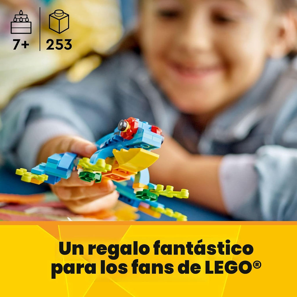 LEGO Creator 31136 - Juego de juguetes de construcción de loro exót...