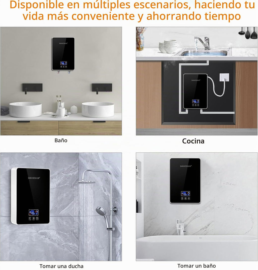 Calentador de agua eléctrico sin tanque, calentador de agua instant...