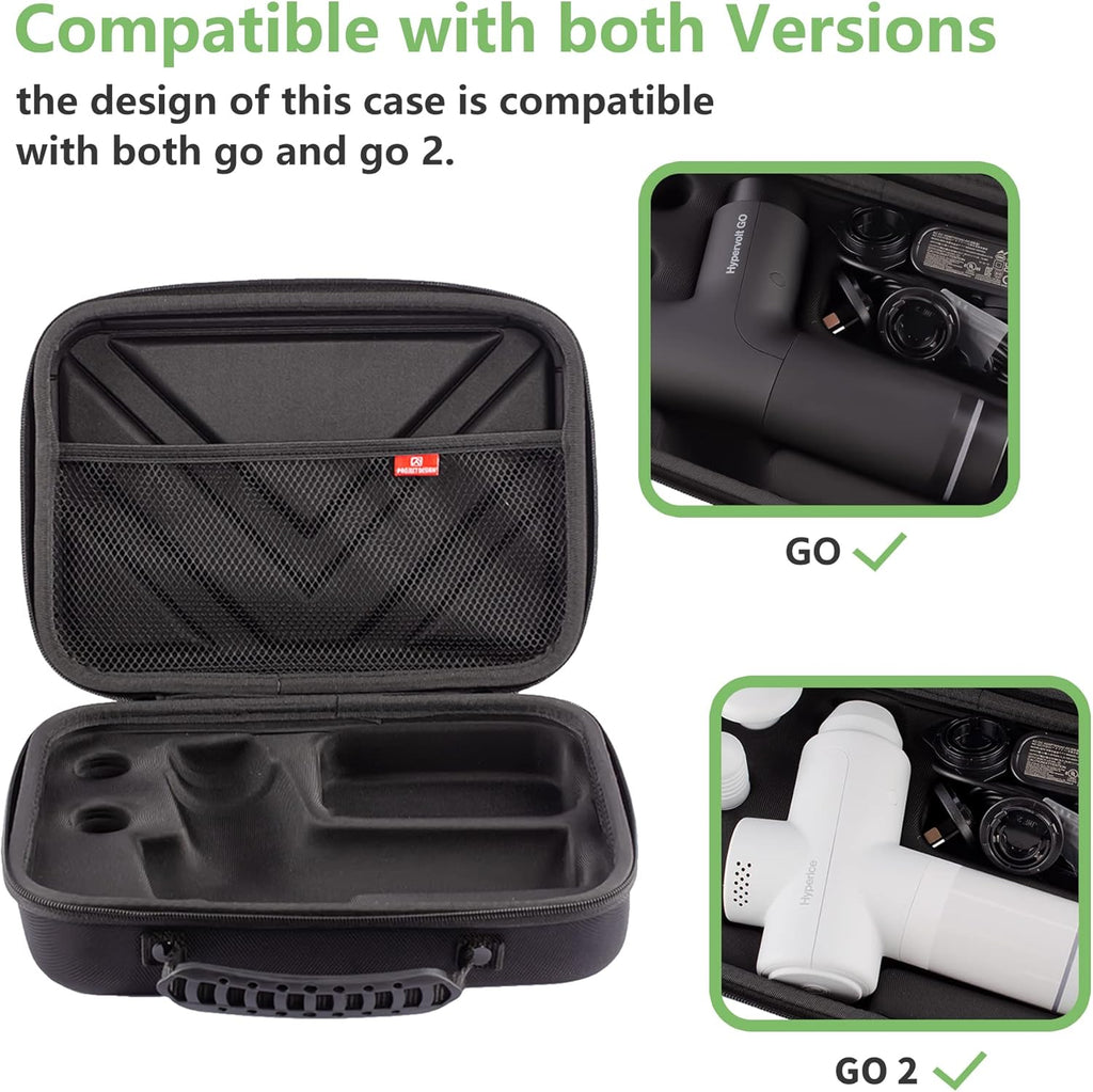 Estuche de transporte compatible con Hypervolt Go 2, organizador de...