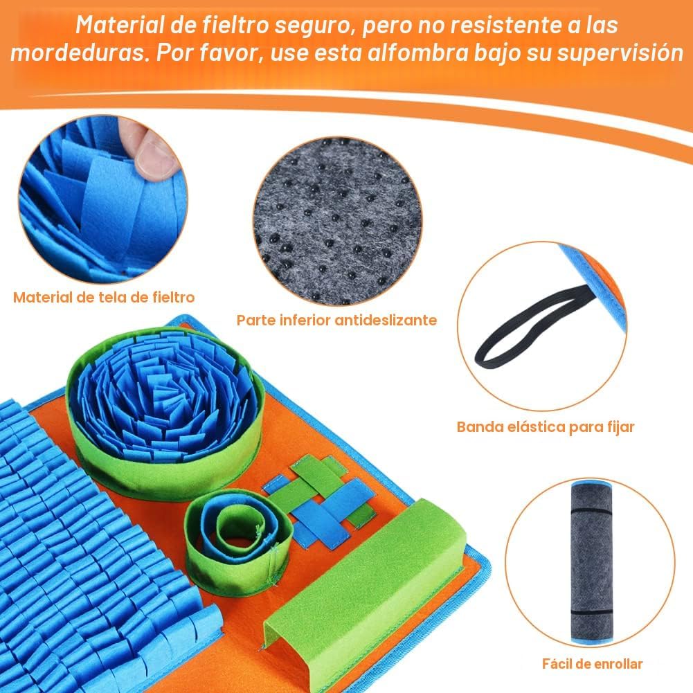 Vivifying Alfombrilla de olfateo para perros, juguete interactivo d...