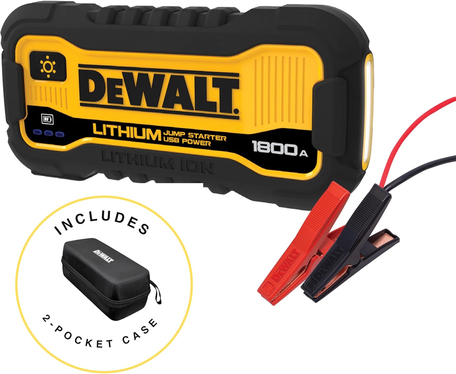 DeWalt DXAELJ18C Arrancador de salto de 1800 amperios de pico | Ión...