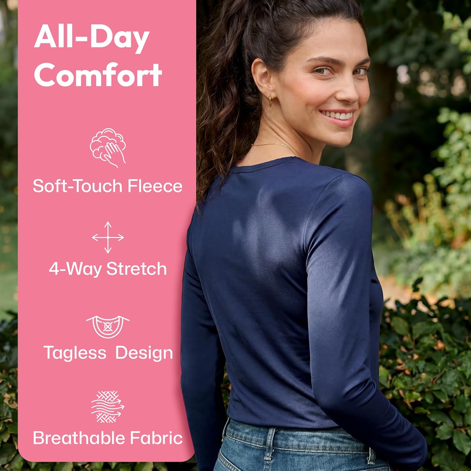 WEERTI Ropa interior térmica para mujeres Long Johns con forro pola...