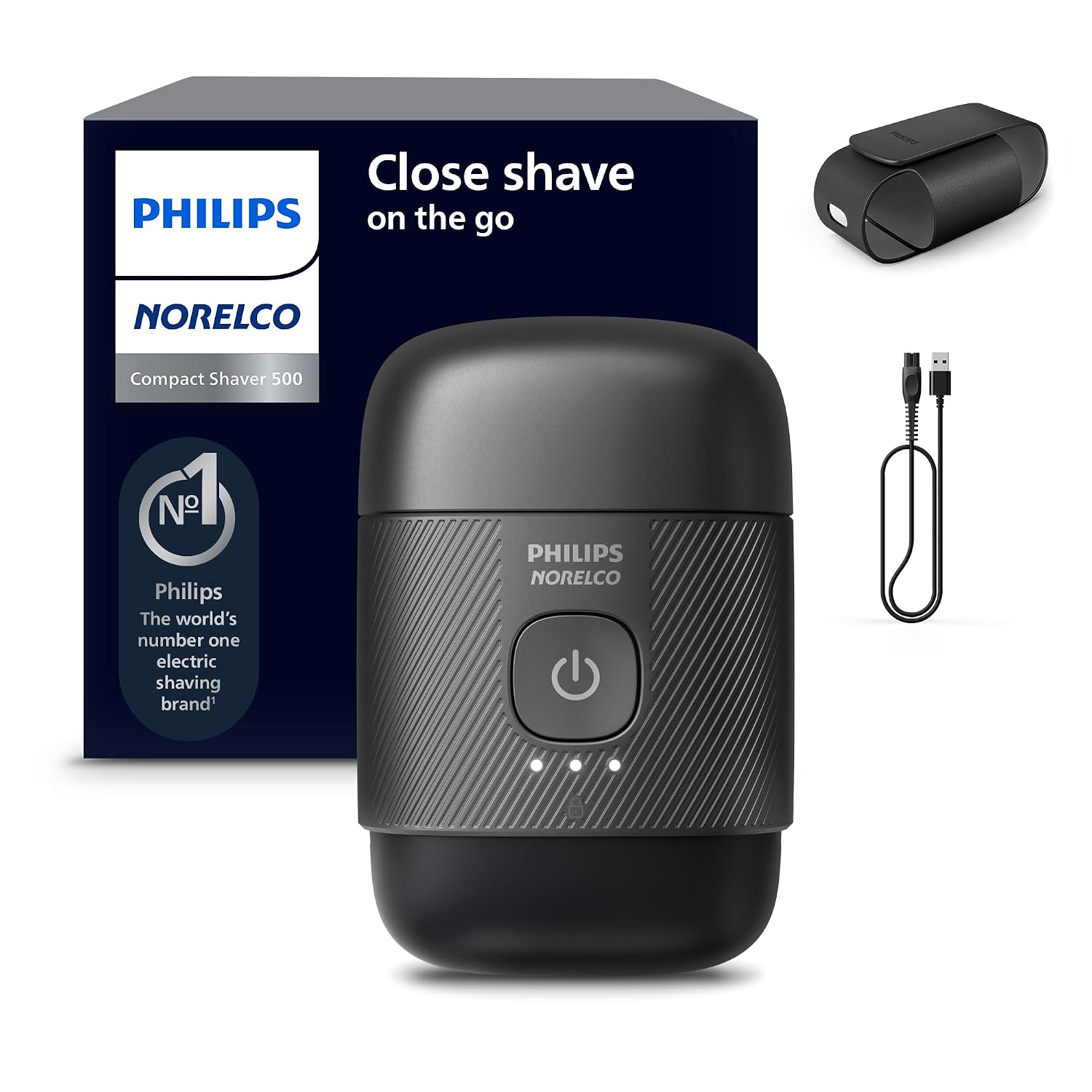 Philips Norelco Shaver Serie 500 - Afeitadora eléctrica compacta, s...