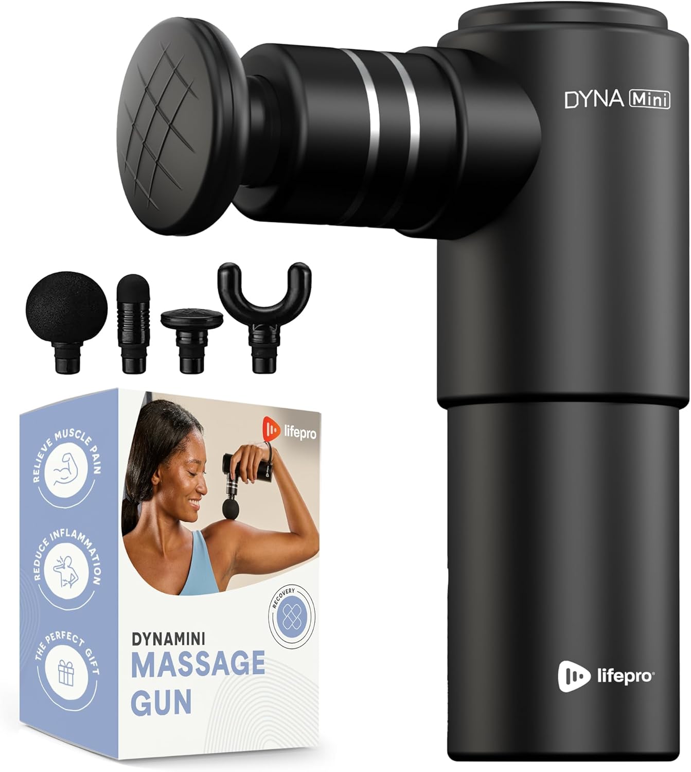 Lifepro DynaMini - Pistola de masaje de percusión apta para FSA HSA...