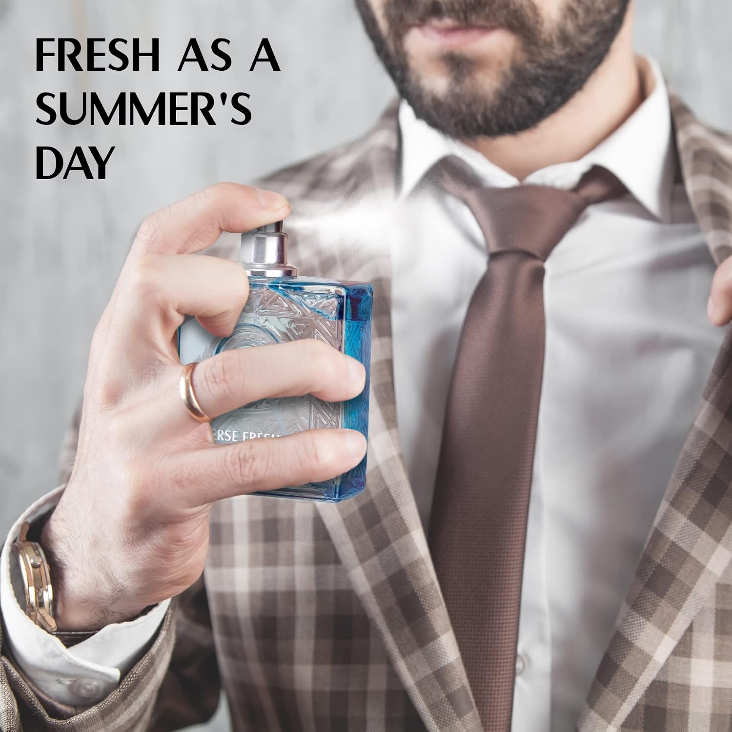 NovoGlow Verse Fresh - Eau de Parfum en espray para hombres de 3.4...