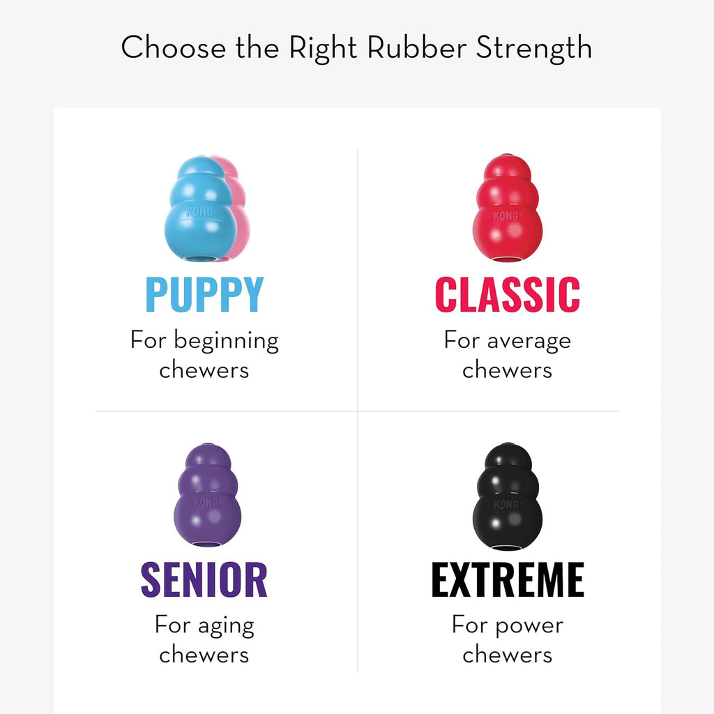KONG Juguete clásico rellenable para perros - Juguete de búsqueda y...