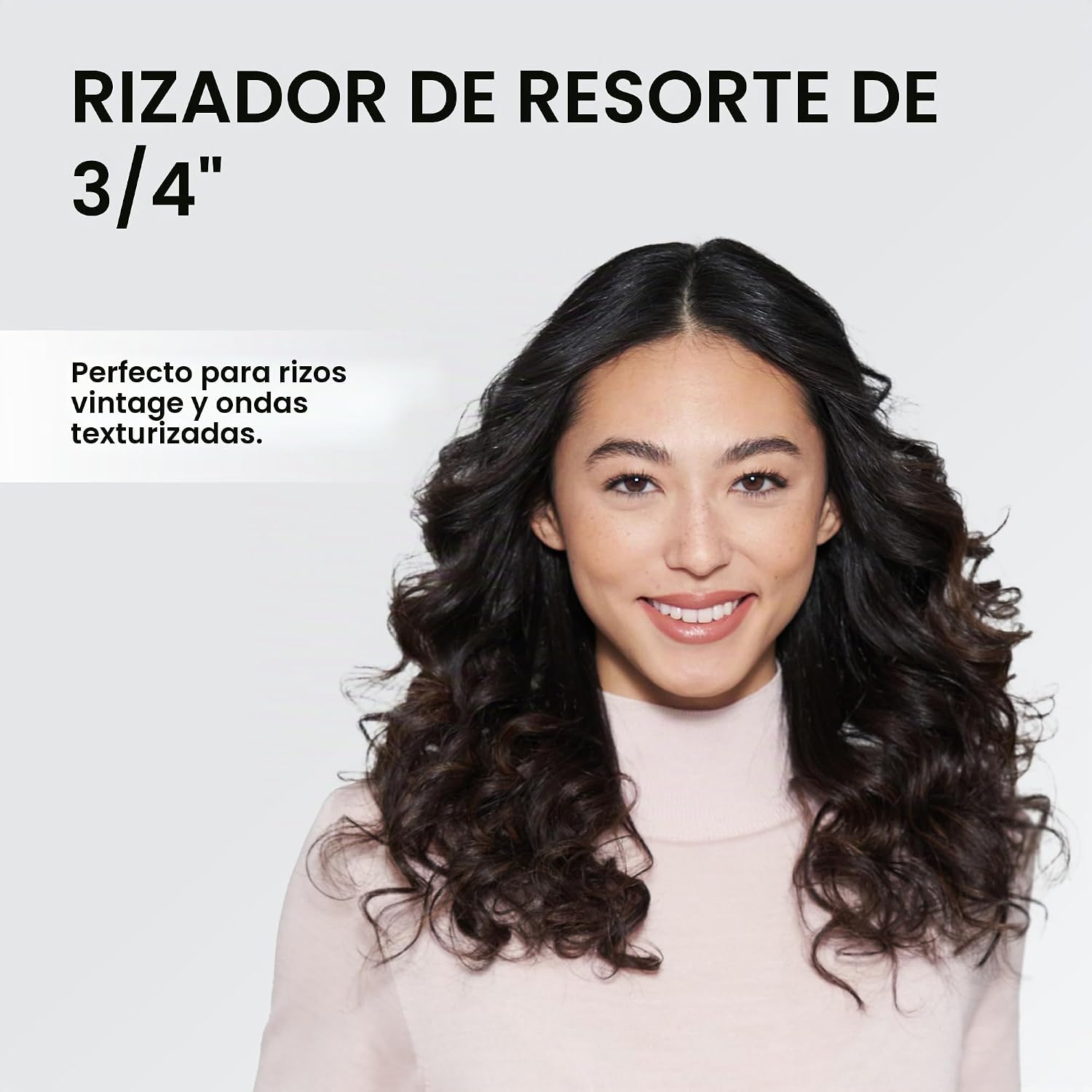 BaByliss Pro Rizador de resorte de cerámica porcelana profesional p...