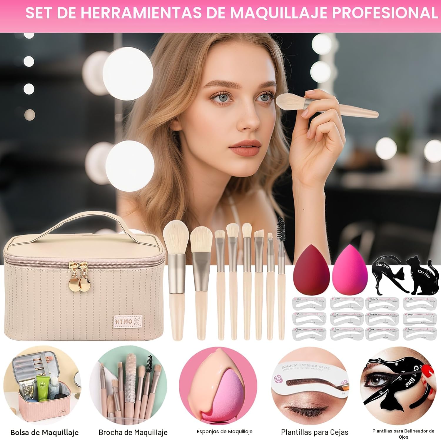 Kit completo de maquillaje todo en uno para mujeres, juegos de rega...