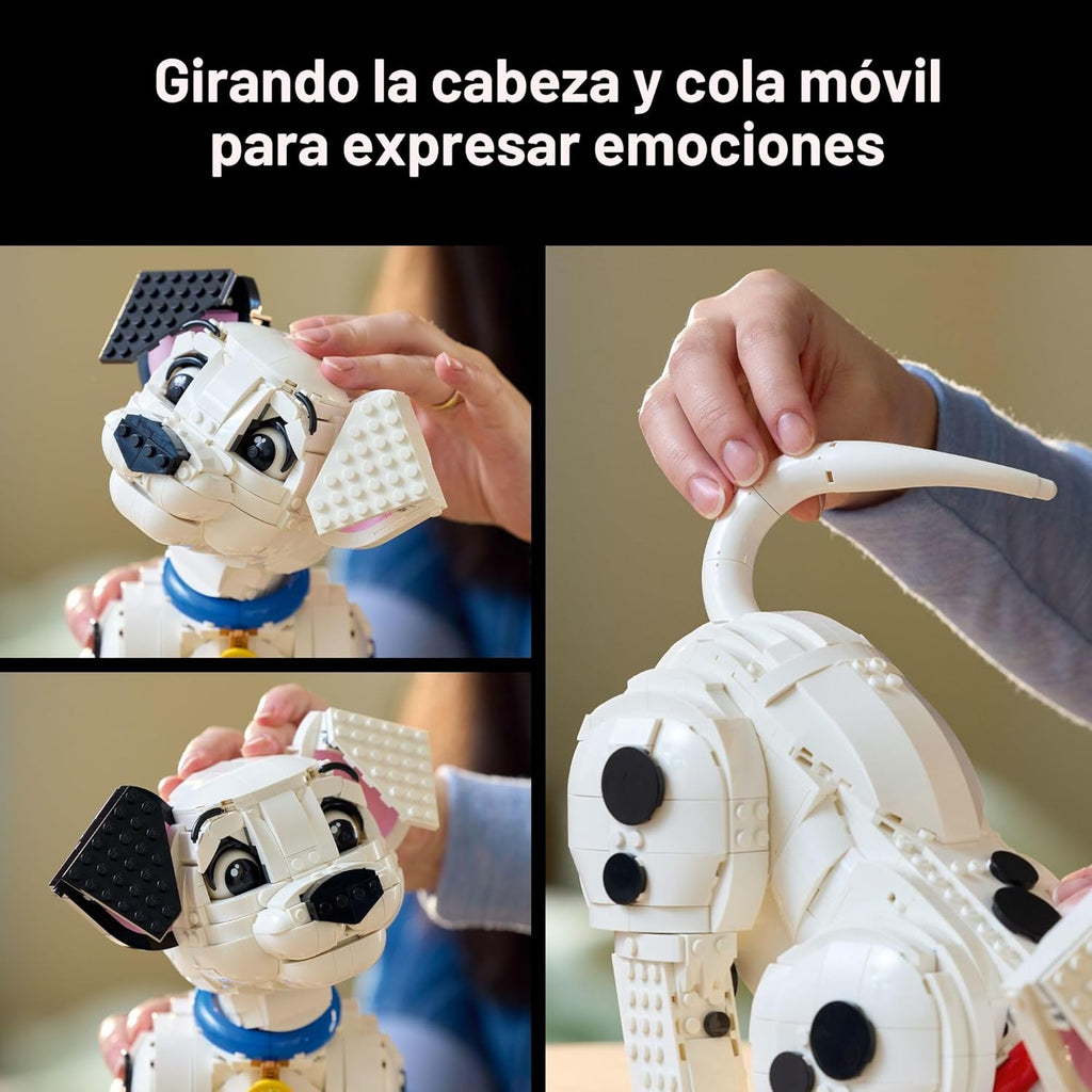 LEGO Disney - Juego de construcción de cachorros de 101 dálmatas pa...