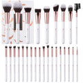 DUcare Juego de brochas de maquillaje profesionales, 27 piezas, bro...