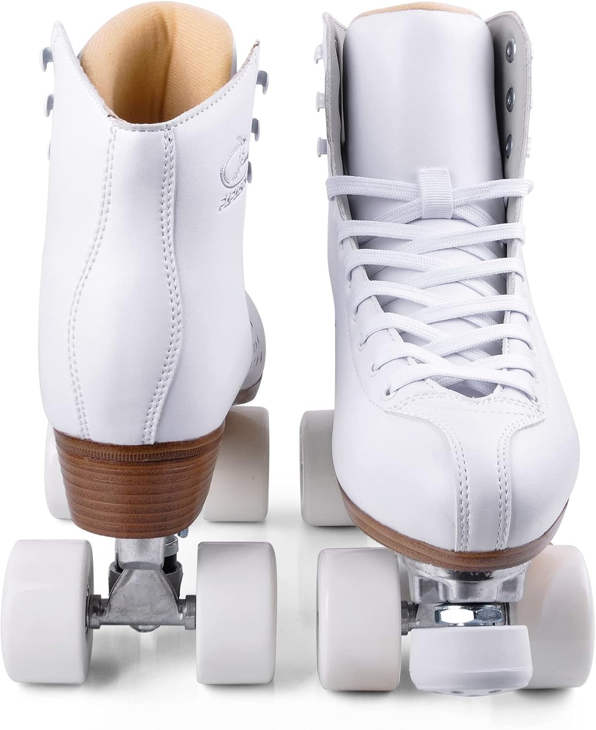 PAPAISON Patines de ruedas para mujeres y hombres, de lujo de 2 cap...