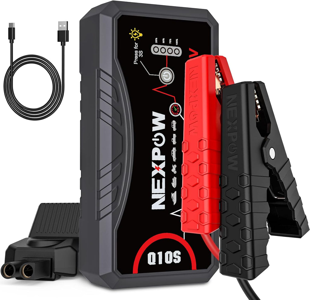 NEXPOW Paquete de arranque de batería de coche mejorada 2026 | Pico...
