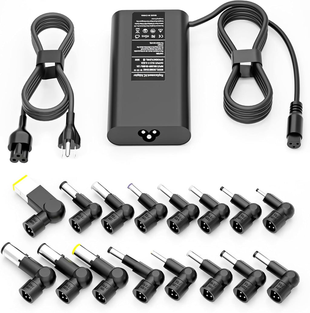 SZGUDULO Cargador universal delgado para portátil de 90 W, adaptado...