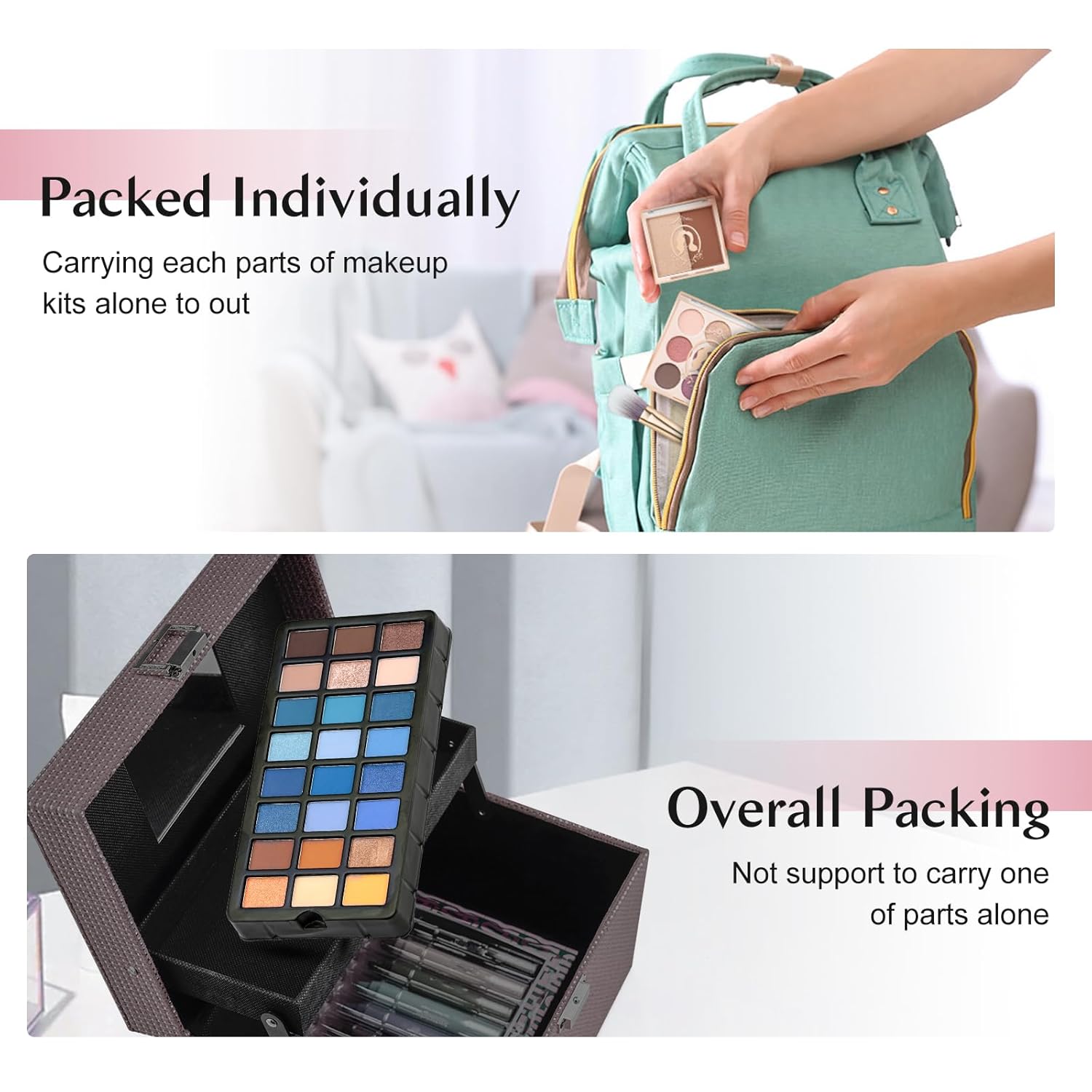 Color Nymph Kits de maquillaje para niñas adolescentes, juego de ma...