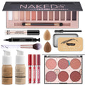 Kit de maquillaje profesional de 12 colores para mujer, sombra de o...