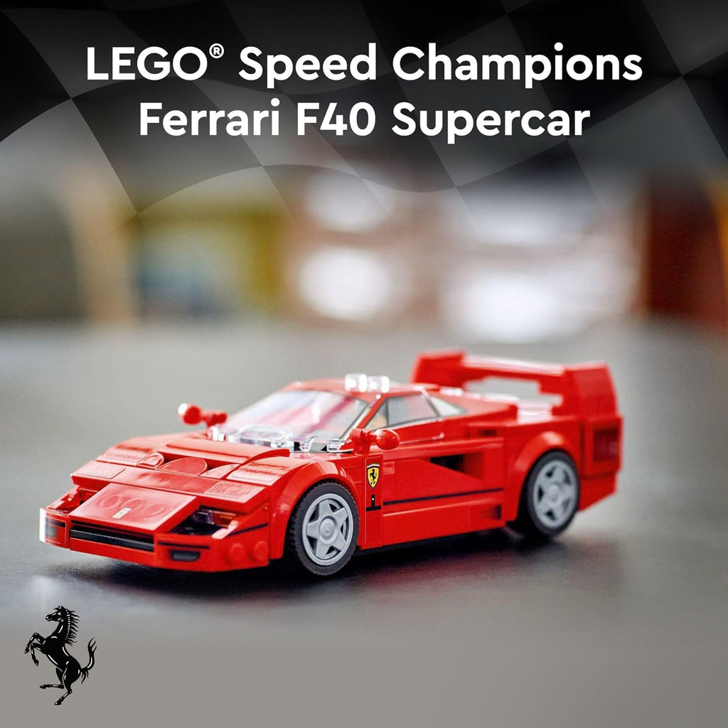 LEGO Speed Champions Ferrari F40 Supercar, juego de construcción de...