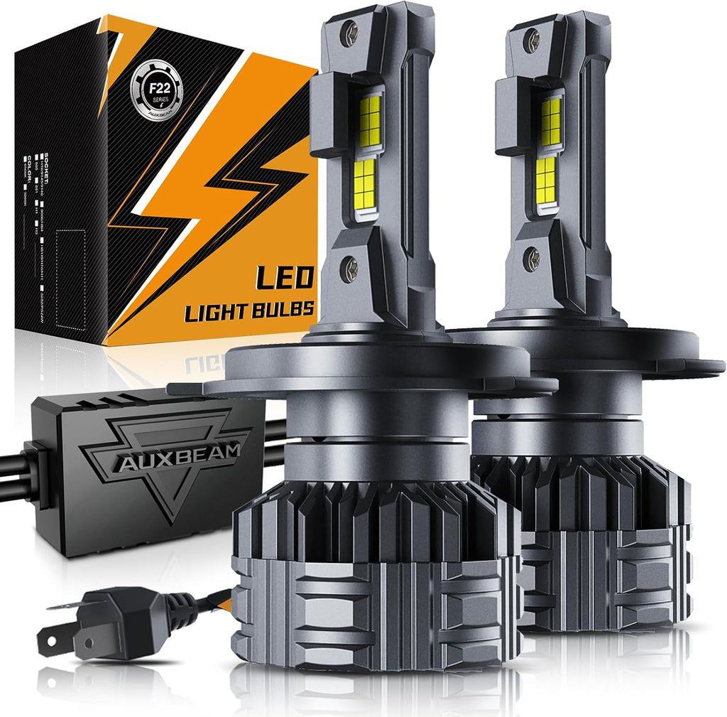 Auxbeam H4 9003 F22 Series 24000LM Luz de potencia deportiva para u...